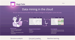 Desktop Screenshot of magictable.com
